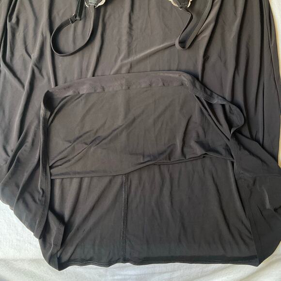 Ambrielle Women Intimate Dress size M Sexy Padded Bra Embroidered Maxi Black - Picture 5 of 6